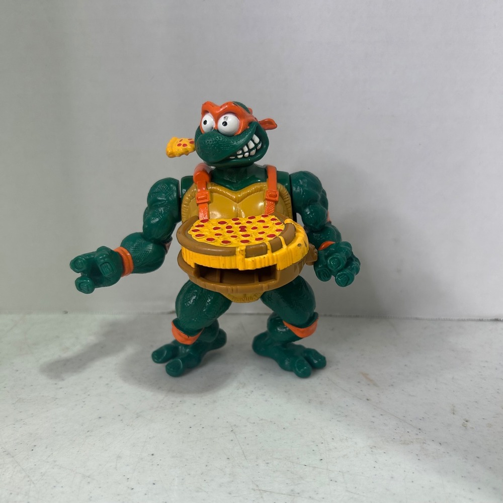 Vintage TMNT‎ Michelangelo Pizza Tossin Action Figure 1994 Playmates Toys Mikey